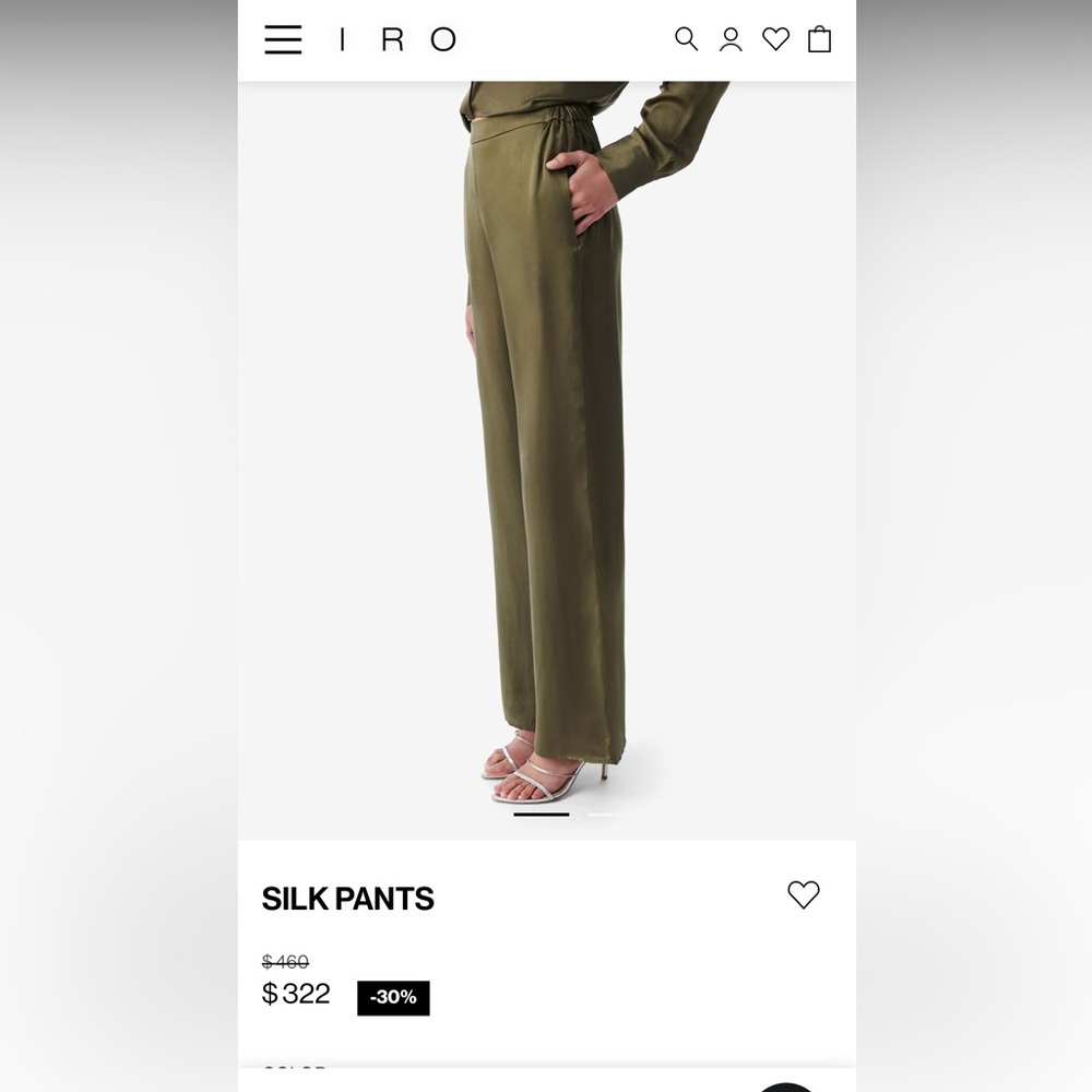 IRO Silk Wide Leg Pants